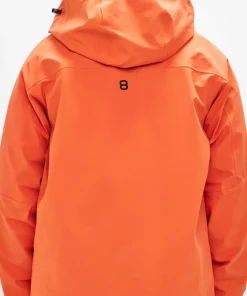 8848 Altitude Men's Gansu 4.0 Shell Jacket Orange Rust
