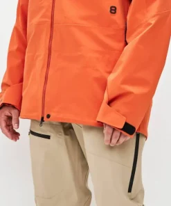 8848 Altitude Men's Gansu 4.0 Shell Jacket Orange Rust