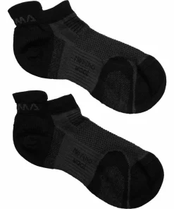 Aclima Ankle Socks 2-Pack Jet Black
