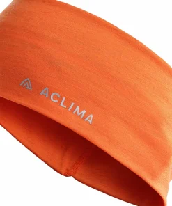 Aclima LightWool Headband Orange Tiger