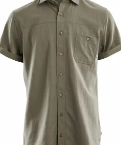 Aclima Men's LeisureWool Short Sleeve Shirt Ranger Green
