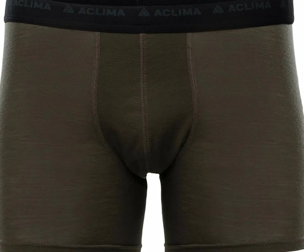 Aclima Men's LightWool 140 Boxer Tarmac