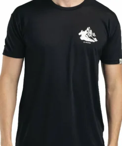 Aclima Men's Lightwool 140 Classic Tee Mountain Jet Black
