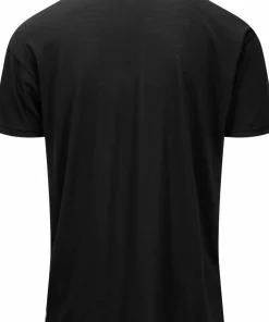 Aclima Men's LightWool 140 Classic Tee Logo Jet Black
