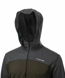 Aclima Men's LightWool 180 Hoodie Tarmac/Marengo