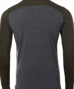 Aclima Men's LightWool 180 Polo with Zip Tarmac/Marengo