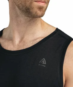 Aclima Men's Lightwool 140 Singlet V2 Jet Black