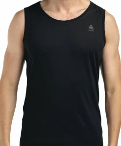 Aclima Men's Lightwool 140 Singlet V2 Jet Black