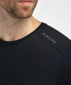 Aclima Men's Lightwool 140 Trail Tee Jet Black