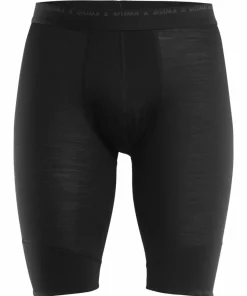 Aclima Men's LightWool Shorts Long Jet Black