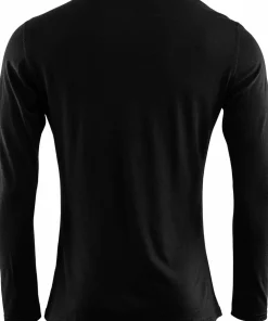 Aclima Men's LightWool Undershirt Long Sleeve Jet Black