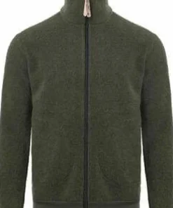 Aclima Men's ReBorn Terry Jacket Olive Melange