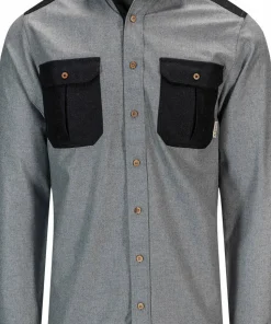 Aclima Men's ReBorn Woolshirt Light Grey Melange