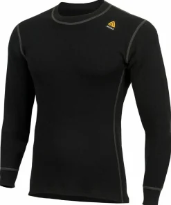 Aclima Men's WarmWool Crew Neck Jet Black