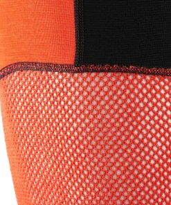 Aclima Men's WoolNet Hybrid Longs Jet Black/Poinciana/Olive Nigh