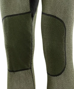 Aclima Men's WoolNet Hybrid Longs Jet Black/Olive Night/Dill