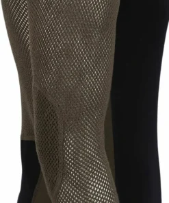 Aclima Men's WoolNet Hybrid Crew Neck Jet Black/Tarmac/Gold Flame