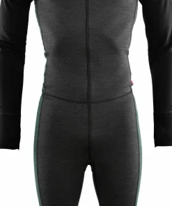 Aclima WarmWool Overall 3/4 Man Marengo/Jet Black/Green Gables