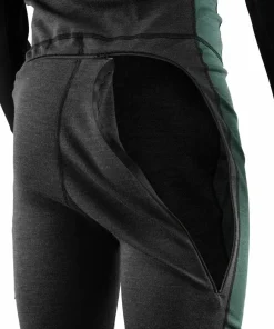Aclima WarmWool Overall 3/4 Man Marengo/Jet Black/Green Gables