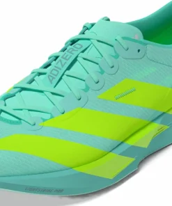 Adidas Men's Adizero Adios 9 Flash Aqua/Lucid Lemon/Zero Metalic