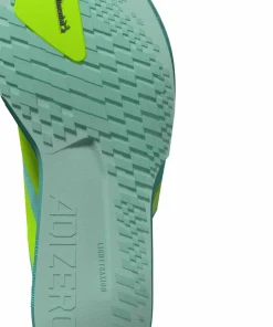 Adidas Men's Adizero Adios 9 Flash Aqua/Lucid Lemon/Zero Metalic