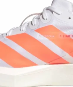 Adidas Men's Adizero Adios 9 Cloud white/Lucid Orange/Lucid red