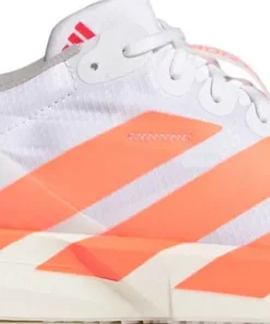 Adidas Men's Adizero Adios 9 Cloud white/Lucid Orange/Lucid red