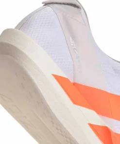 Adidas Men's Adizero Adios 9 Cloud white/Lucid Orange/Lucid red