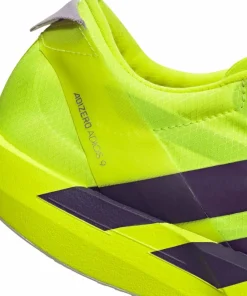 Adidas Men's Adizero Adios 9 Solar Yellow / Aurora Plum / Powder Plum