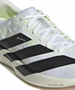 Adidas Men's Adizero Adios 9 Cloud White/Core Black/Lucid Red