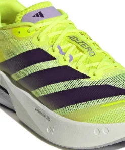 Adidas Men's Adizero Boston 13 Solar Yellow / Aurora Plum / Powder Plum