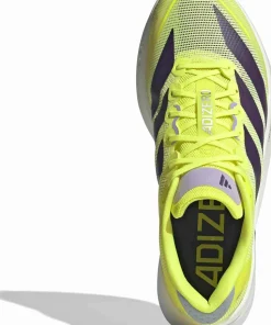 Adidas Men's Adizero Boston 13 Solar Yellow / Aurora Plum / Powder Plum