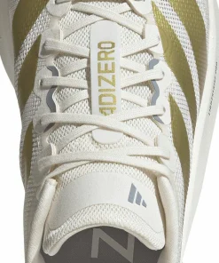 Adidas Men's Adizero Boston 13 Cloud White/Gold Mint/Halsil