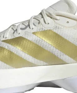 Adidas Men's Adizero Boston 13 Cloud White/Gold Mint/Halsil