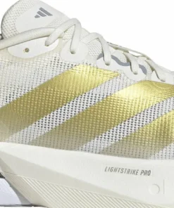 Adidas Men's Adizero Boston 13 Cloud White/Gold Mint/Halsil
