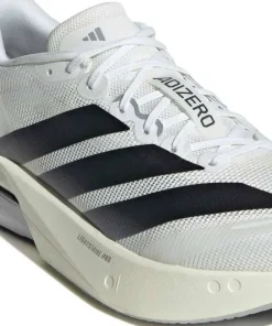 Adidas Men's Adizero Boston 13 Cloud White / Core Black / Dash Grey