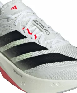 Adidas Men's Adizero Boston 13 Cloud White/Core Black/Lucid Red