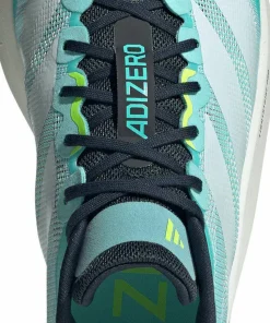 Adidas Men's Adizero Boston 13 Flash Aqua/Cloud White/Lucid Lemon