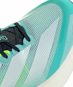 Adidas Men's Adizero Boston 13 Flash Aqua/Cloud White/Lucid Lemon
