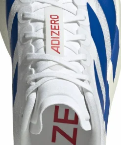 Adidas Men's Adizero Evo SL Cloud White / Royal Blue / Pure Ruby