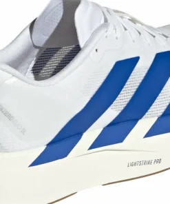 Adidas Men's Adizero Evo SL Cloud White / Royal Blue / Pure Ruby