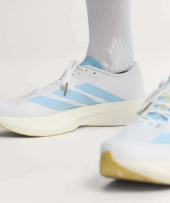 Adidas Men's Adizero Evo SL Cloud white/Cloud blue/Magold