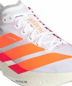 Adidas Men's Adizero Takumi Sen 11 Cloud White/Lucid Orange/Lucid Red