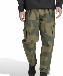 Adidas Men's Cargo Aop Pants Carbon/legivy/olistr/