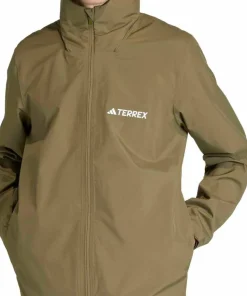 Adidas Men's Multi Essentials 2L Rain Jacket Olive Strata