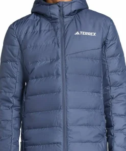Adidas Men's Multi Light Down Hooded Jacket Shanav