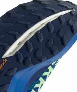Adidas Men's Terrex Agravic Speed Ultra 2 Blue/Cloud white/Lime burst