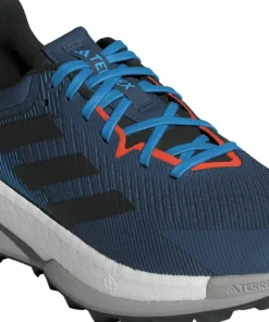 Adidas Men's Terrex Soulstride Ultra Trail Running Shoes Wonder Steel/Core Black/Pulse Blue