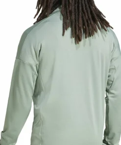 Adidas Men's Terrex Xperior Climawarm Light Fleece Jacket Silver Green