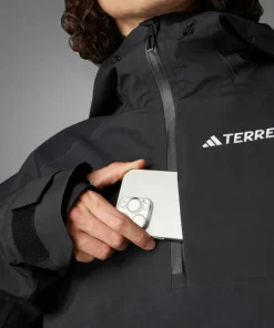Adidas Men's Terrex Xperior 2L Lined RAIN.DRY Anorak Black/Black